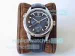 Swiss Replica Jaeger-Lecoultre Master Geographic Watch SS D-blue Dial
